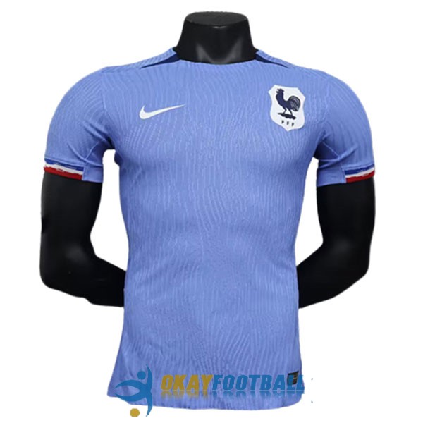 shirt home player version blue france 2023-2024