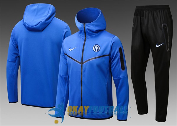 jacket hooded inter milan dark blue 2023-2024