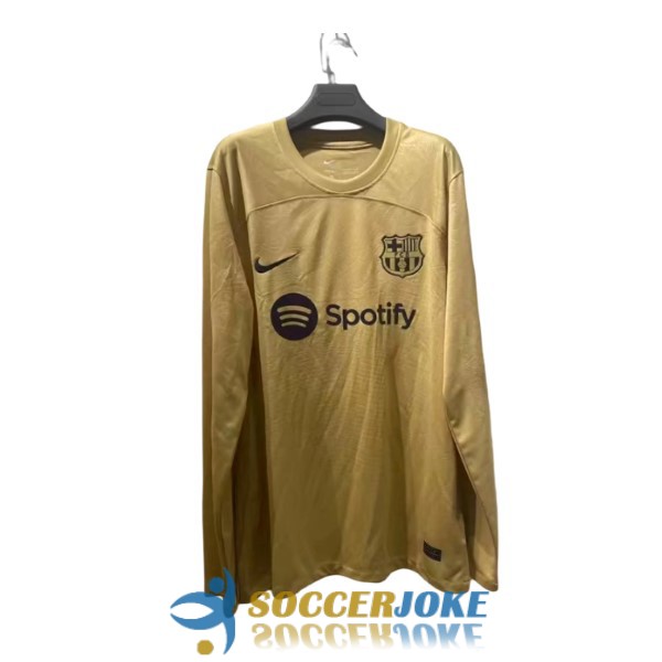 shirt away barcelona long sleeve 2022-2023