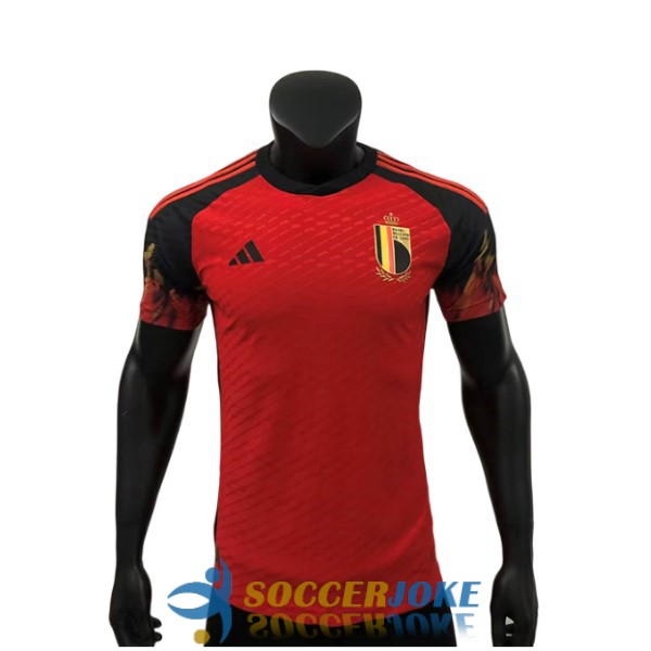 shirt home player version belgium 2022-2023