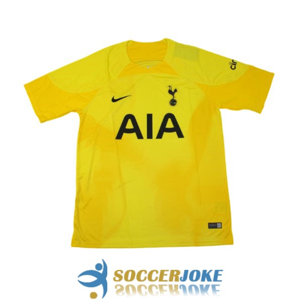 shirt tottenham hotspur yellow goalkeeper 2022-2023