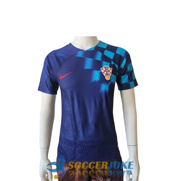 shirt away player version croatia 2022-2023