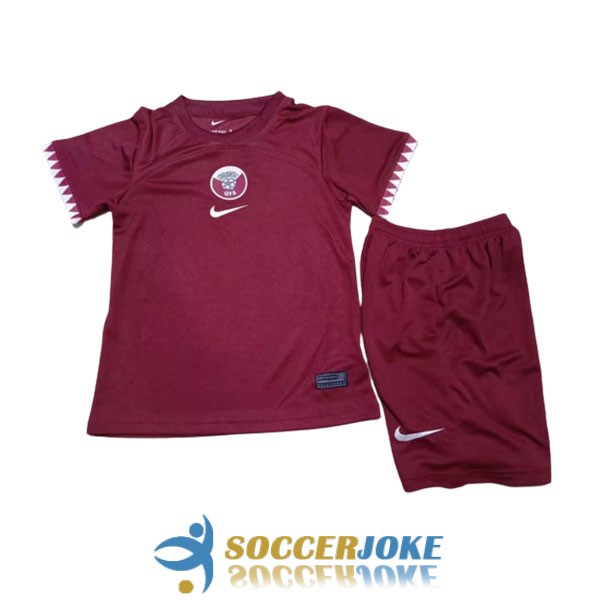 shirt home qatar kid 2022-2023