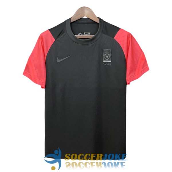 shirt korea black red training 2022-2023