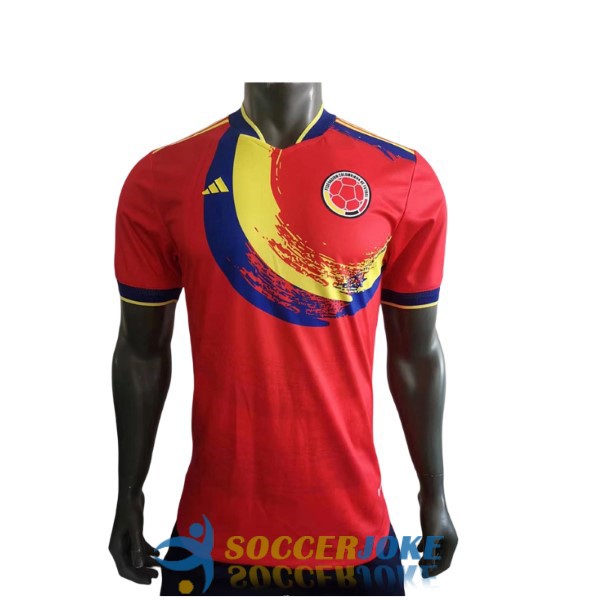 shirt colombia red yellow blue special edition player version 2022-2023