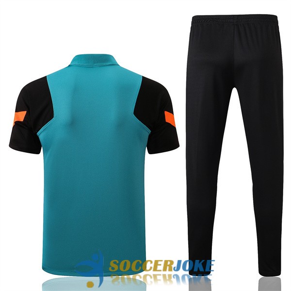 polo kit chelsea light blue orange training 2022-2023