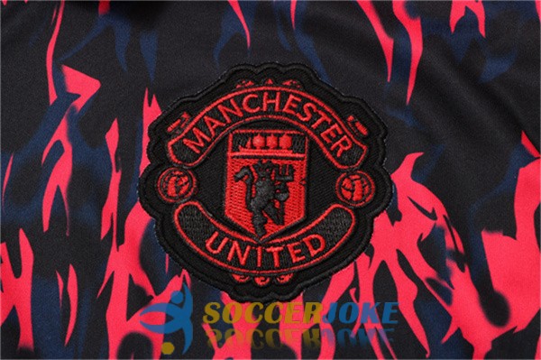 polo kit manchester united black red (1) training 2022-2023<br /><span class=