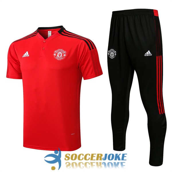 polo kit manchester united red training 2022-2023 [EX22-5-26-33]