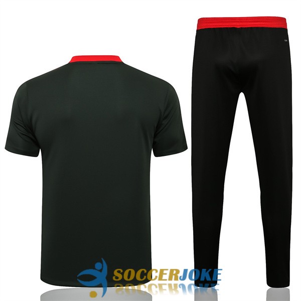 shirt manchester united dark green red training kit 2022-2023