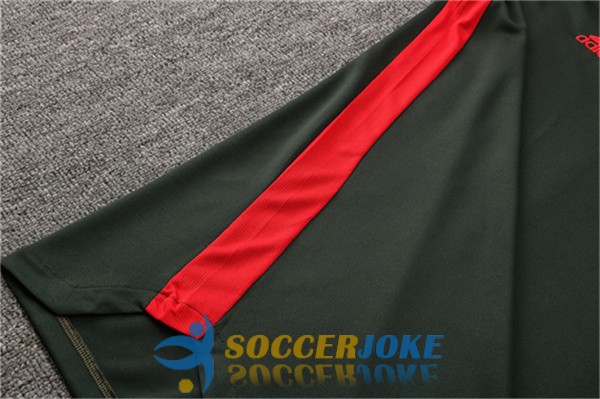 shirt manchester united dark green red training kit 2022-2023