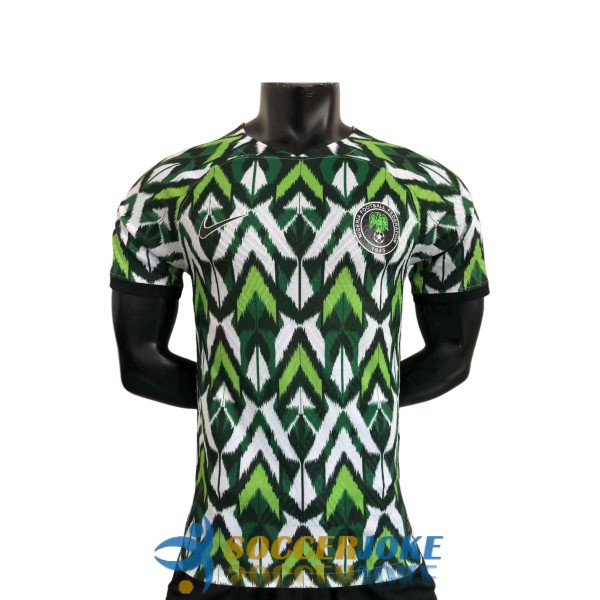 shirt nigeria green white training player version 2022-2023