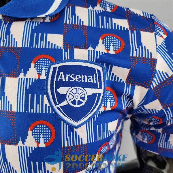 polo arsenal blue red white 2022-2023<br /><span class=