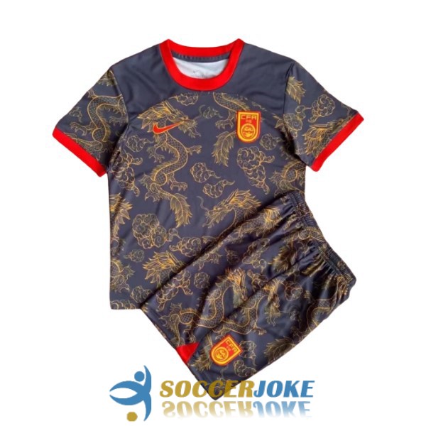 shirt black china kid special edition dragon 2022-2023