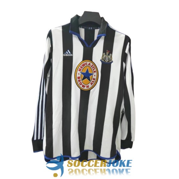 shirt home newcastle united retro long sleeve 1999-2000