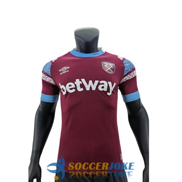 shirt home player version west ham united 2022-2023