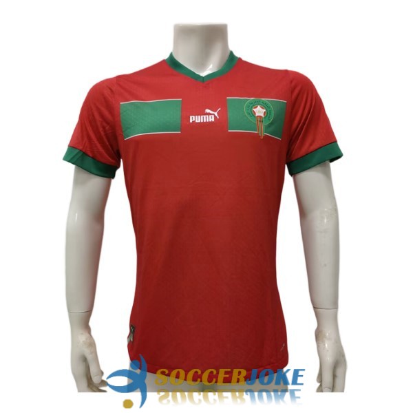 shirt home player version morocco 2022-2023