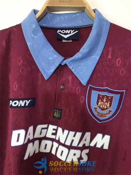 shirt home west ham united retro long sleeve 1995-1997<br /><span class=