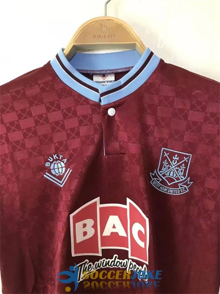 shirt home west ham united retro 1989-1990