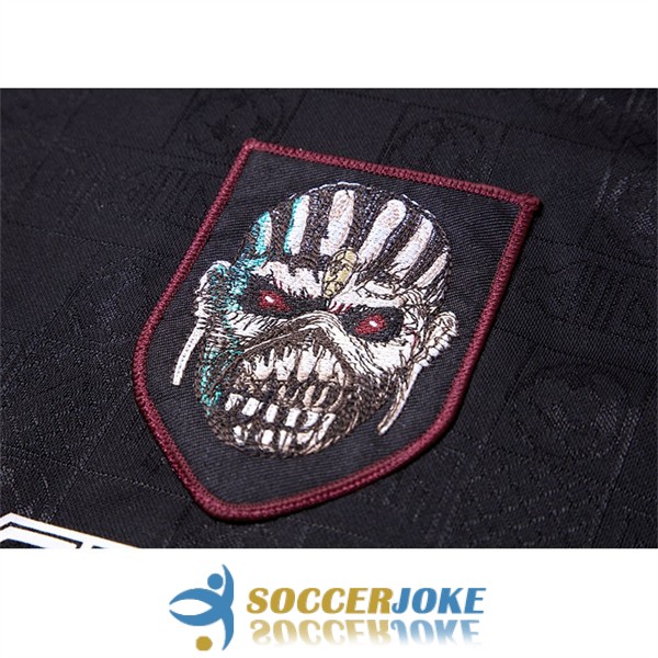 shirt black red west ham united retro Iron Maiden special edition 2016<br /><span class=