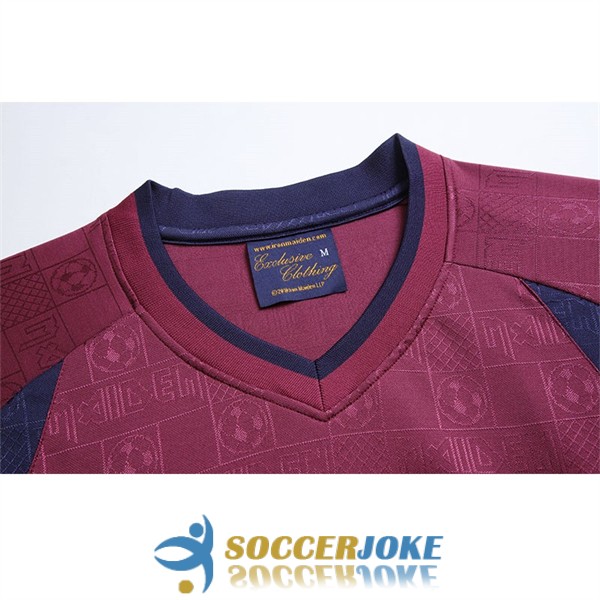 shirt red blue west ham united retro Iron Maiden special edition 2010<br /><span class=
