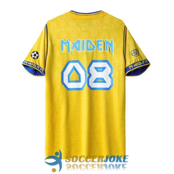 shirt yellow west ham united retro Iron Maiden special edition 2008<br /><span class=
