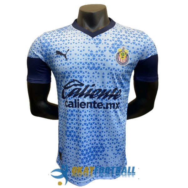 shirt chivas de guadalajara light blue training player version 2023-2024