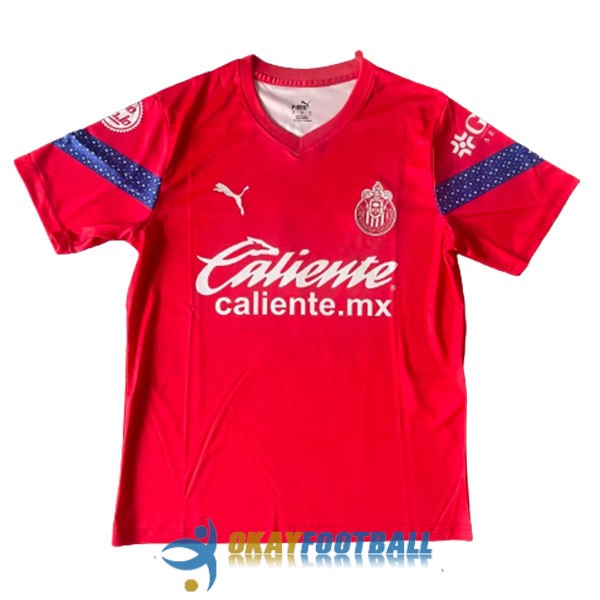 shirt chivas de guadalajara red blue special edition 2023-2024 [EX23-11-24-13]