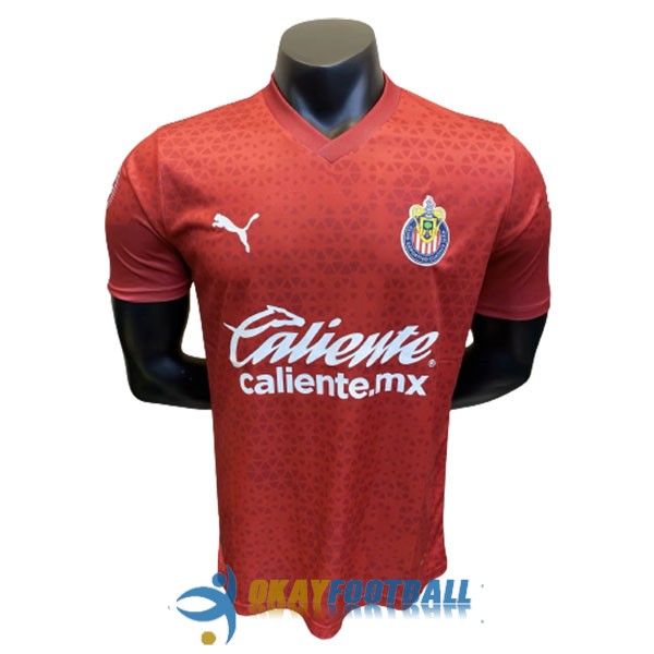 shirt chivas de guadalajara red training player version 2023-2024 [EX23-11-24-15]