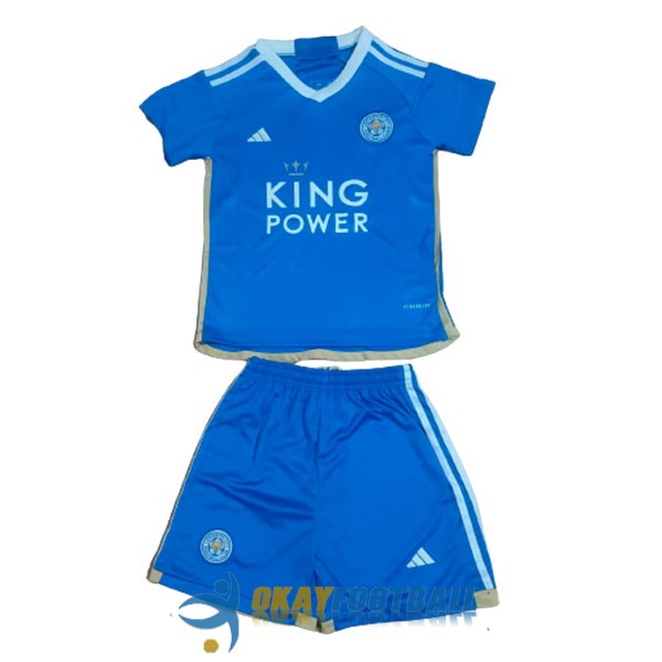 shirt home leicester city kid 2023-2024