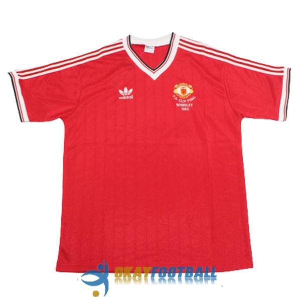 shirt home manchester united retro 1982-1983