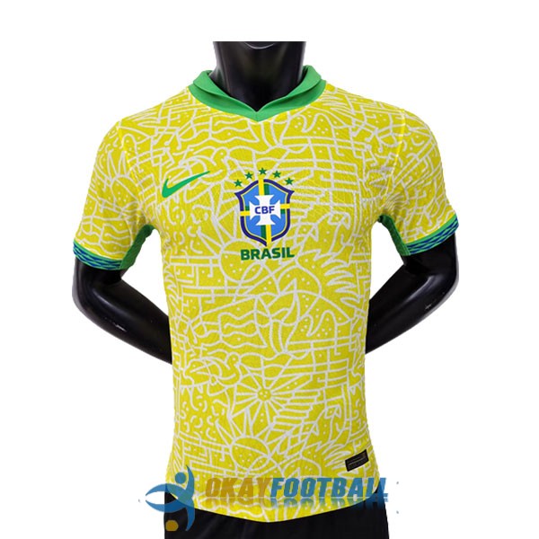 shirt home player version brazil 2023-2024