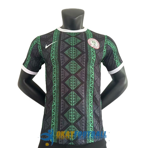 shirt nigeria green black training player version 2023-2024