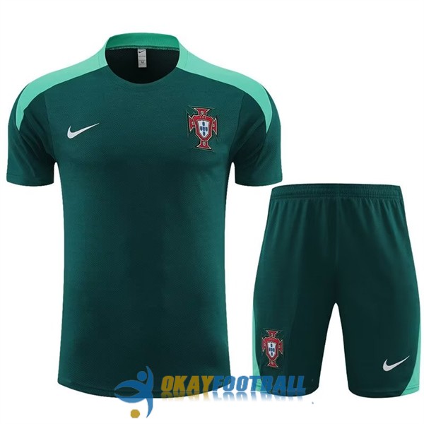 shirt portugal green training kit 2023-2024