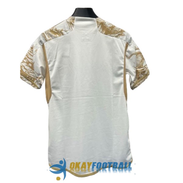 shirt real madrid white golden gray special edition dragon 2023-2024