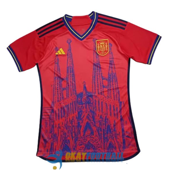 shirt spain red blue special edition 2023-2024