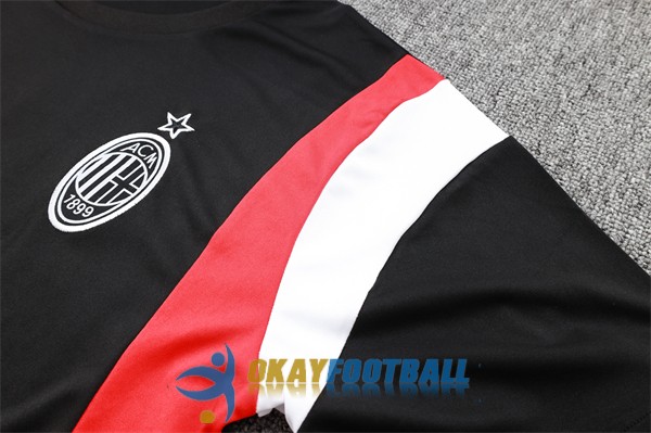 shirt ac milan black white red training kit 2023-2024<br /><span class=