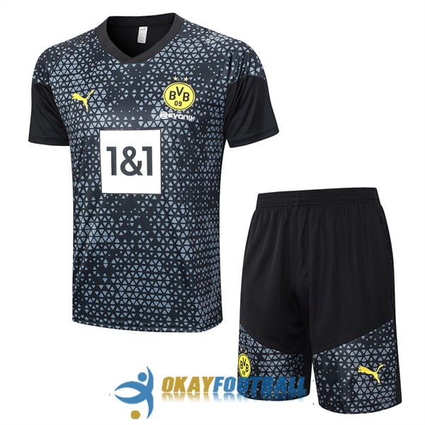 shirt dortmund black training kit 2023-2024