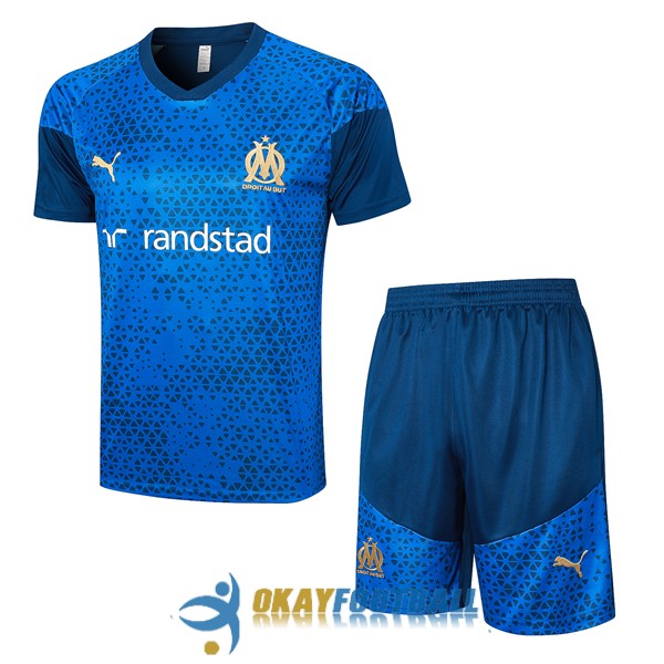 shirt marseille dark blue training kit 2023-2024