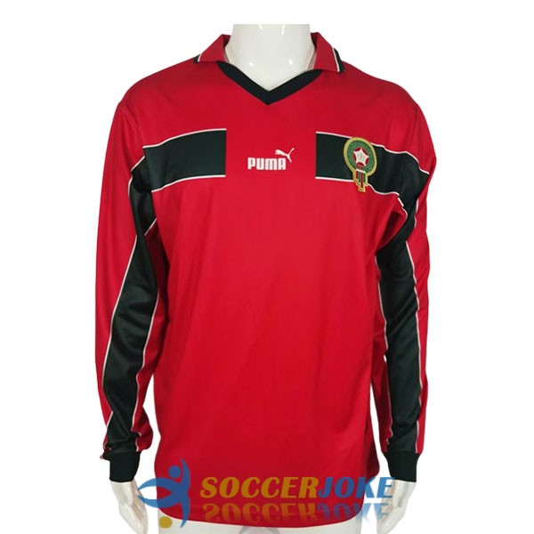 shirt home morocco retro long sleeve 1998-1999