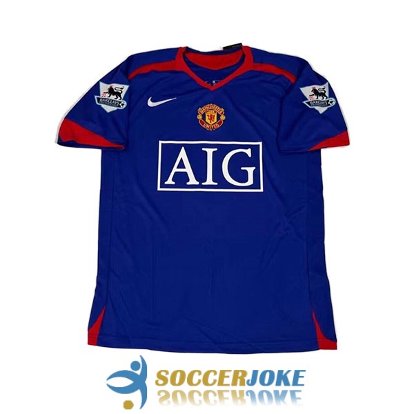 shirt third manchester united retro aig 2006-2007
