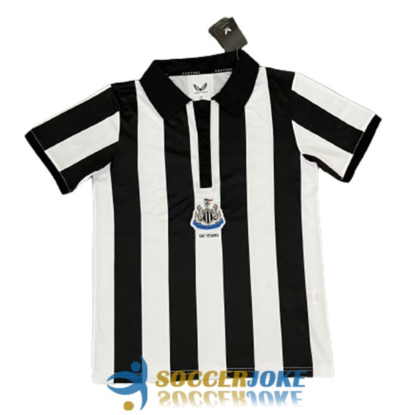 shirt newcastle united 130 anniversary edition white black 2022-2023