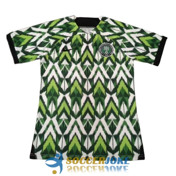 shirt nigeria green white training 2022-2023