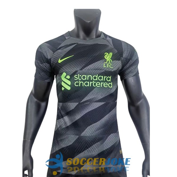 shirt liverpool black gray goalkeeper player version 2023-2024