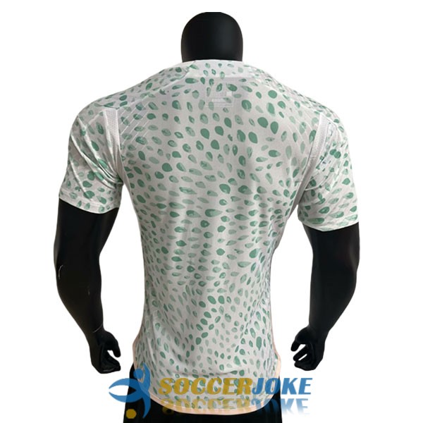 shirt away player version white green mexico 2023-2024