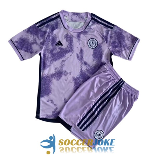 shirt away purple scotland kid 2023-2024