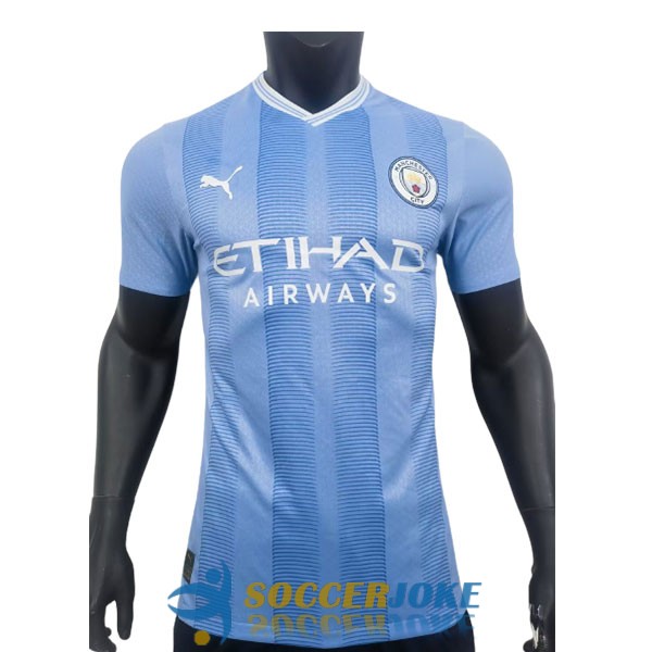 shirt home player version manchester city 2023-2024