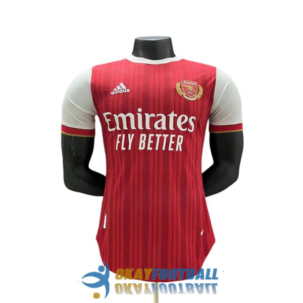 shirt arsenal red white special edition player version 2022-2023
