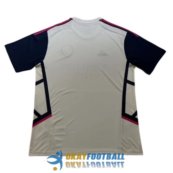 shirt arsenal white black training 2023-2024