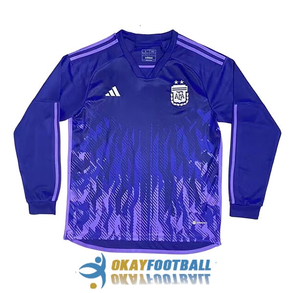 shirt away argentina long sleeve 2022-2023