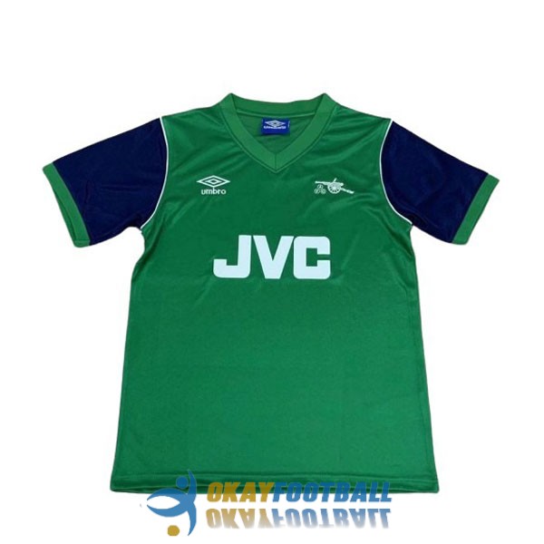 shirt away arsenal retro jvc 1982-1983